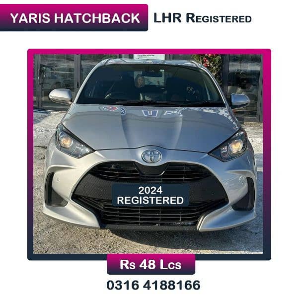 Toyota Yaris hatchback 2024 Registered 0