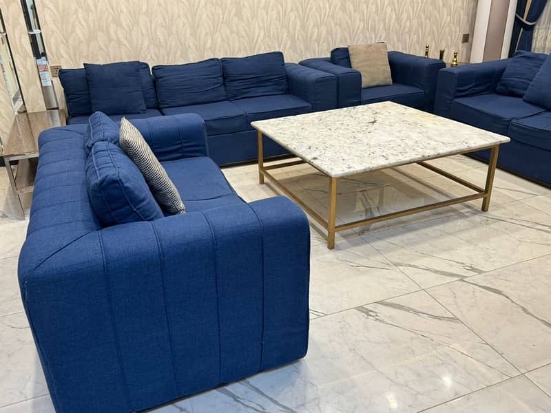 sofa set good condition 4