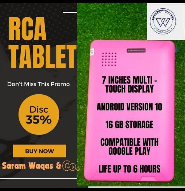 RCA Andriod Tablets 2/16 GB  Complete Box 3