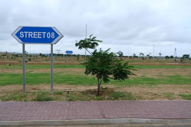 Precinct 24 Residential Plot Of 125 Sq Yard Near Ary Residencia & Bahria Golf City Bahria Town Karachi 10