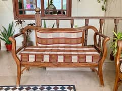 6 seater sofa set | wooden sofa set