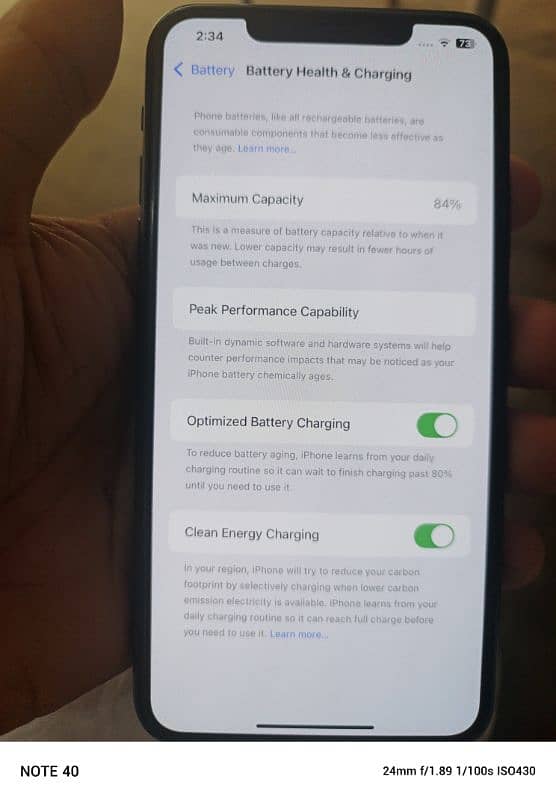 iphone 11 Pro Max non pta 84% battery waterproof 1