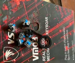 VSP VM03 mechanical keyboard 104 keys with 6 additional keys