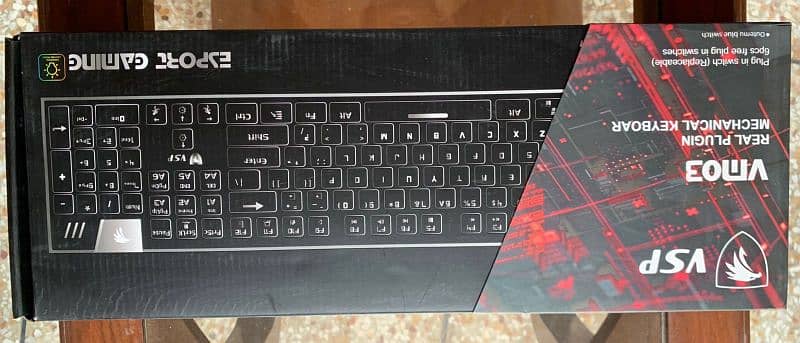 VSP VM03 mechanical keyboard 104 keys with 6 additional keys 1