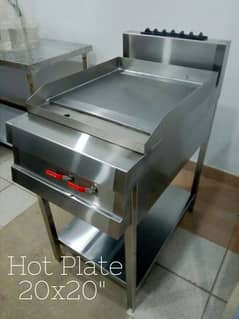 New Commercial Kitchen Ss Table hood Sink fryer hotplate Restaurant