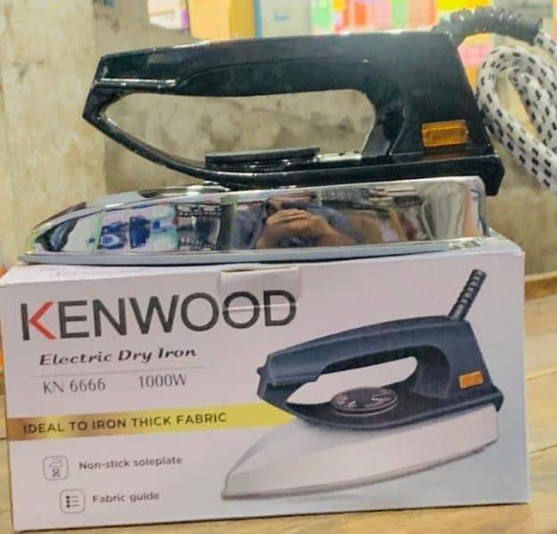 Non-Stick Soleplate Electric Iron cash on delivery available 0