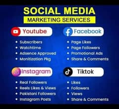 TikTok , YouTube, Facebook, Instagram and all social media promotion