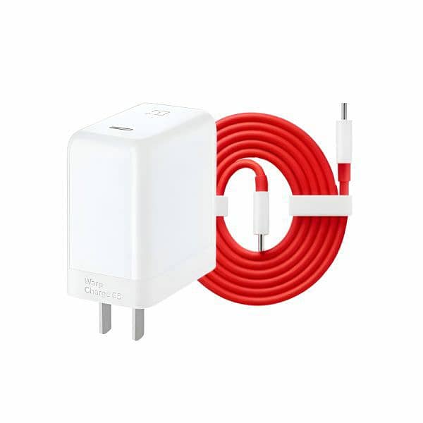 Oneplus 65w Warp Charge Power Adapter With Type-c To Type-c Fast Cable 1