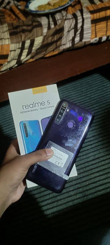 Realme 5 with complete accessories no fault 0