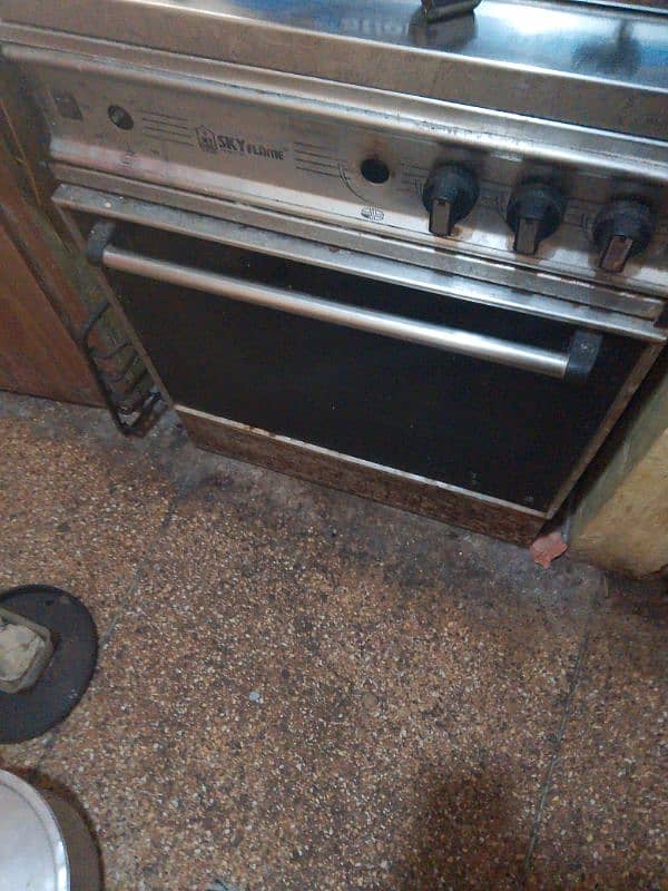 sky flame electric and gas oven 1