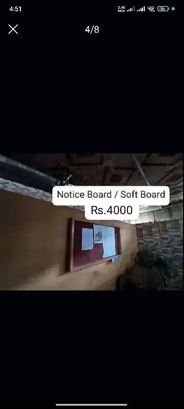 White Board, Soft Board, Notice Board with glass, School Boards 1