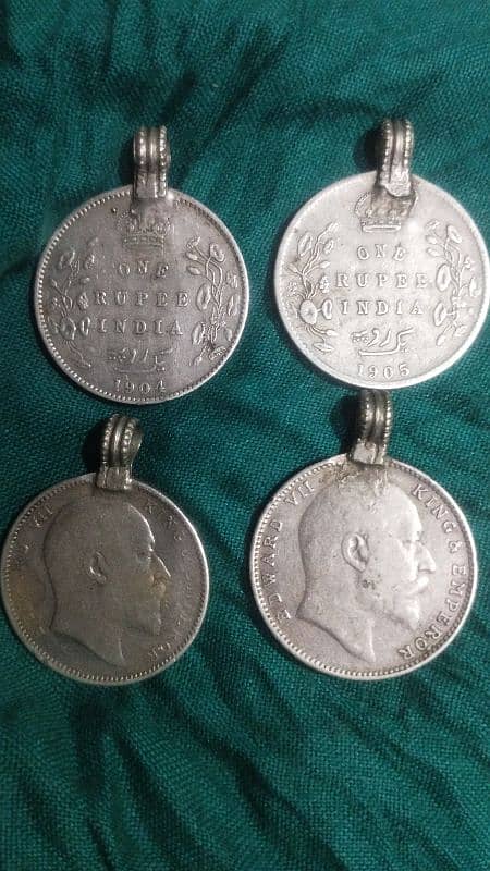 1885 to 1906 silver coins antique 2