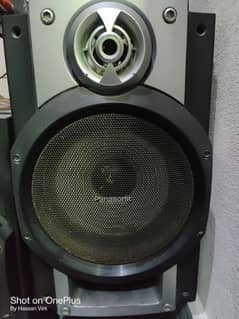 Sony speakers with heavy amplifier