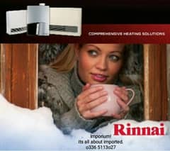 Japanese Rinnai Gas Room Heater – Experience Ultimate Warmth!