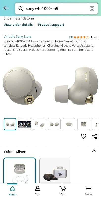 SONY WF-1000xm4 original earbuds ( Dubai mall ) 6