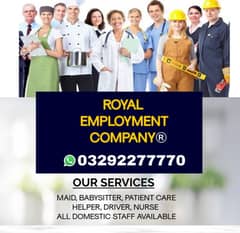 Maids / House Maids / Couple/ Baby Sitter / Patient Care / Nanny staf