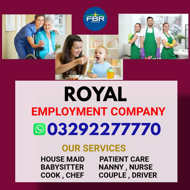 Maids / House Maids / cook / House chef / Baby Sitter maid available 0