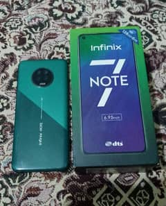 Infinix note 7 with box 6/128 = 10/10 contect on watsapp 03121542734