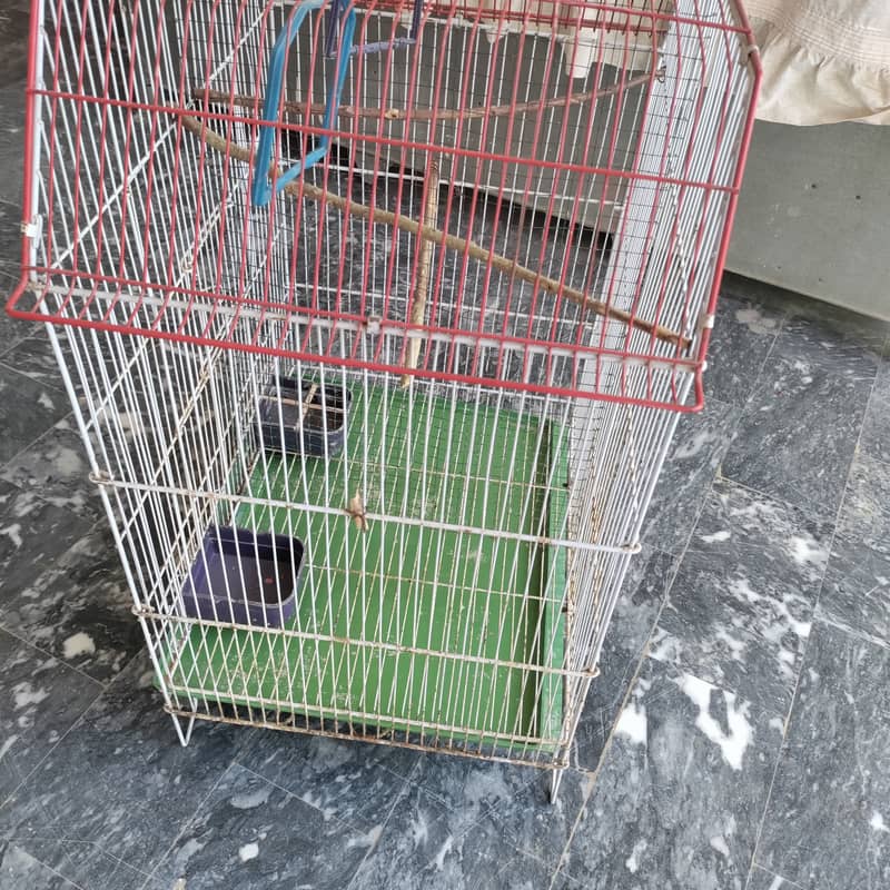 budgie k liye pinjra 23x18x14 3