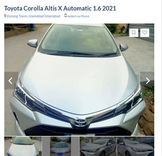 Toyota Corolla Altis 2021 0