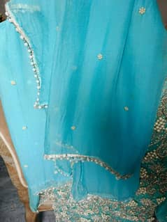 full dabka and pearls hand work