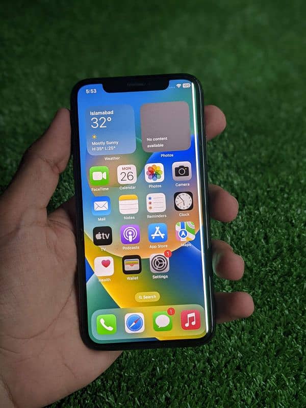 iphone x 256Gb pta official approved 10