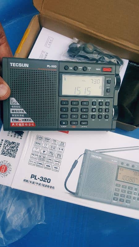 Tecsun Latest Model Pl-320 Full band digital Radio 7