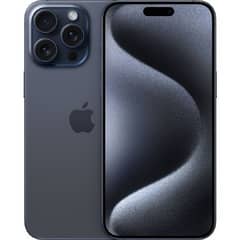 Iphone 15 Pro Non PTA Blue Taitanium 0