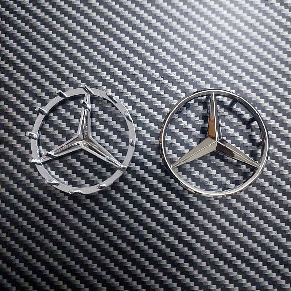 Mercedes Benz Steering Monogram Logo Star Emblem C200 C180 C220 E200 0