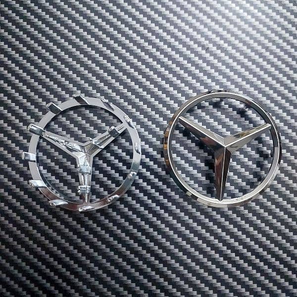 Mercedes Benz Steering Monogram Logo Star Emblem C200 C180 C220 E200 2