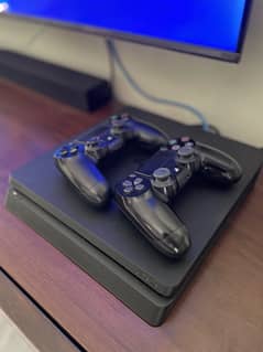 PS4 Slim 500GB with 2 Controllers