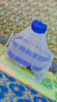 jhula for baby with mosquito net