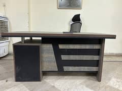 Office Table, Counter Table, With side locker table