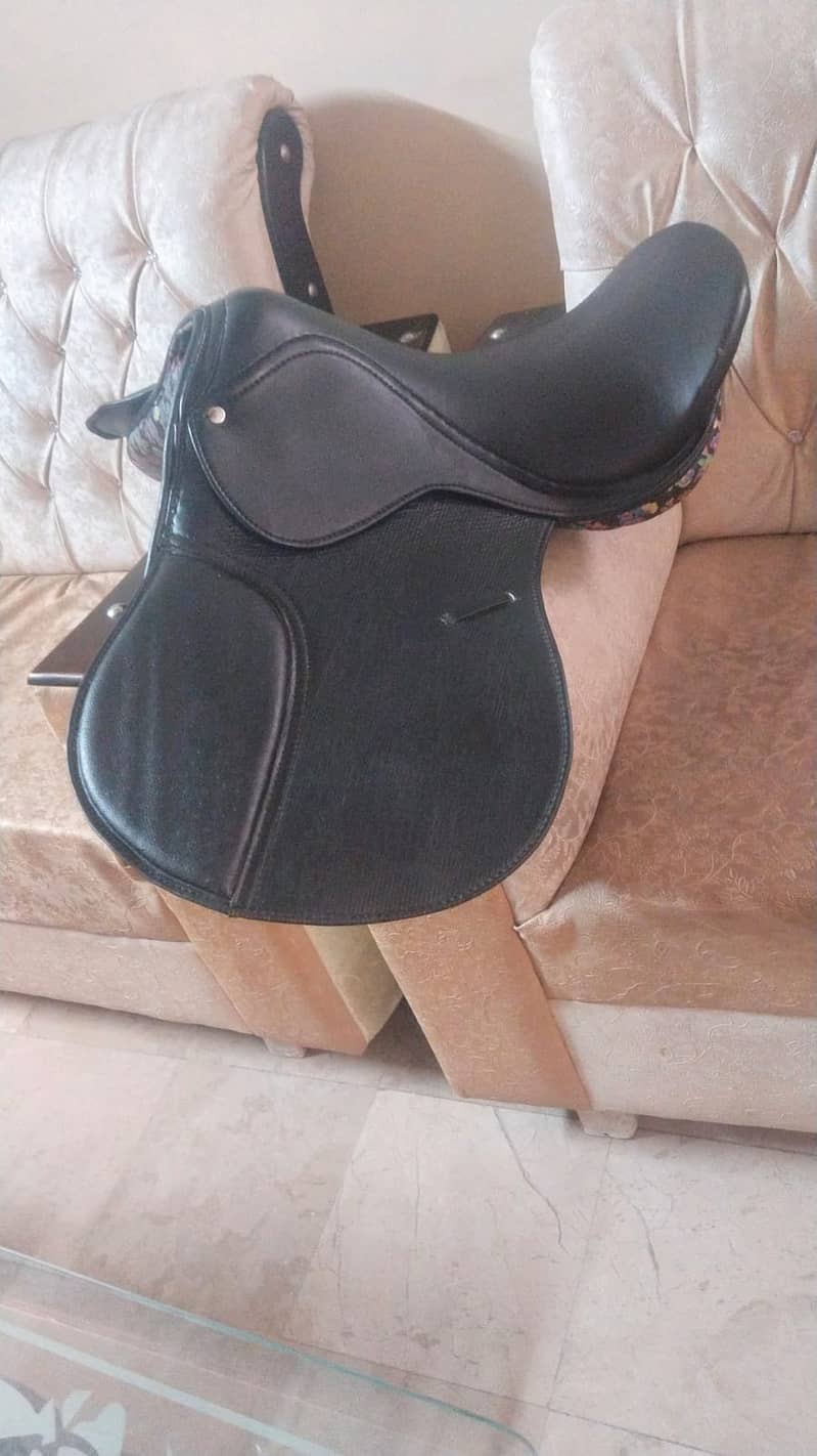 Genuine Leather Horse Ridding Saddle neza bazi 7