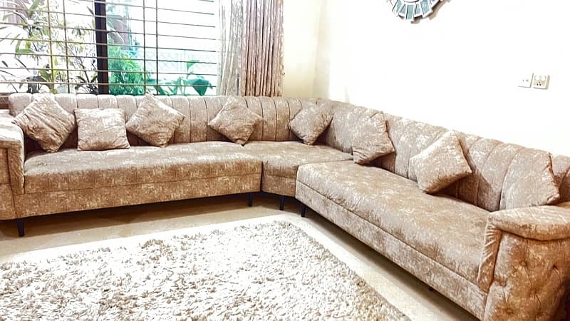 L shape /corner sofa 7 seater set 2