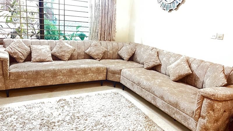 L shape /corner sofa 7 seater set 5