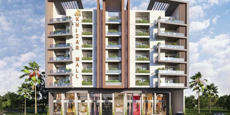 Flat Is Available For Sale On Easy Installment In Khizar Mall And Residency 3