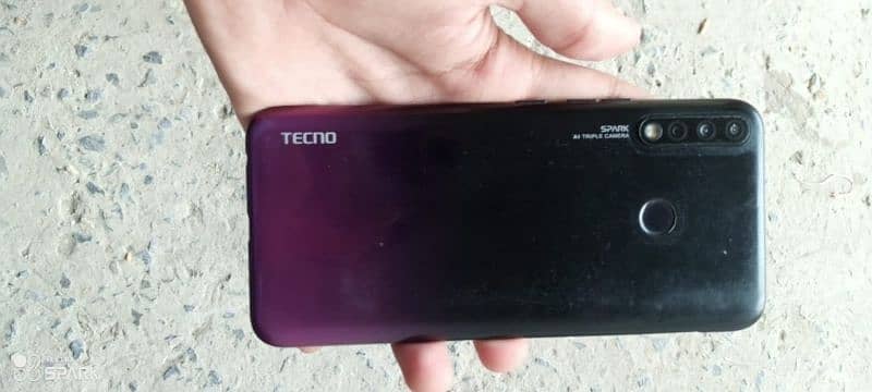 Tecno spark 4 3/32 PTA sim 1 off 2