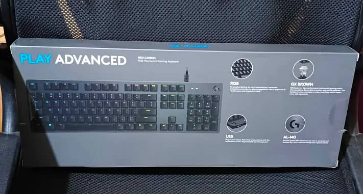 Logitech G512 Carbon Cherry MX Brown RGB Mechanical Gaming Keyboard 1