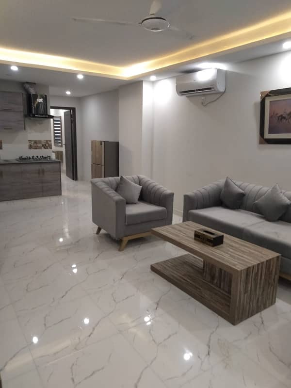 Furnished 1 BED Bed Apartment With All Luxury Equipment's Available For Rent In Bahria Enclave Islamabad 1