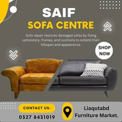 Sofa repair - Fabric change - Repairing seat repair -Furniture polise 0