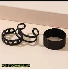 •  3 Pcs Rings Set •  Product Code: MZ13700049SOMJW 0