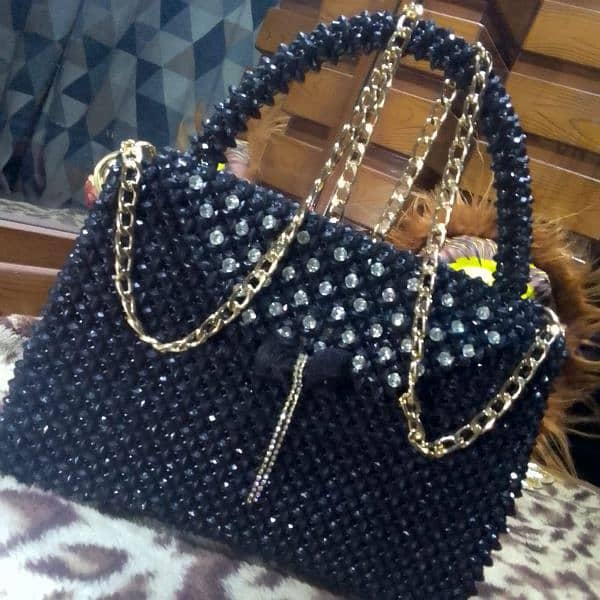 crystal beaded bag 0