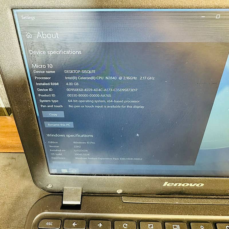 Lenovo N21 Windows 10 4GB Ram 16GB Storage Best Price with charger 2