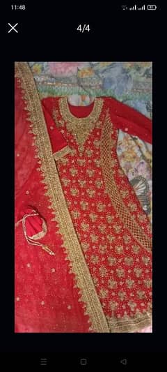 full heavy bridal rukhsati dress