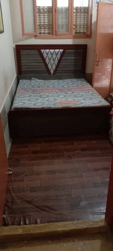 Bed With Molty Foam Mattress Neat & Clean 1