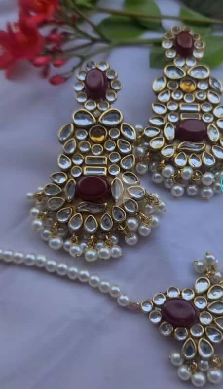 kundan customize earrings 5