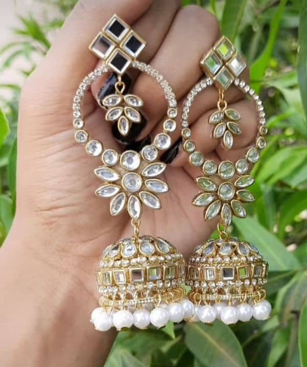 kundan customize earrings 7