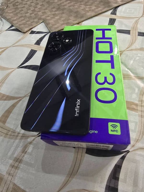 Infinix HOT 30 8 + 128 and 8 gb extendable condition excellent 1