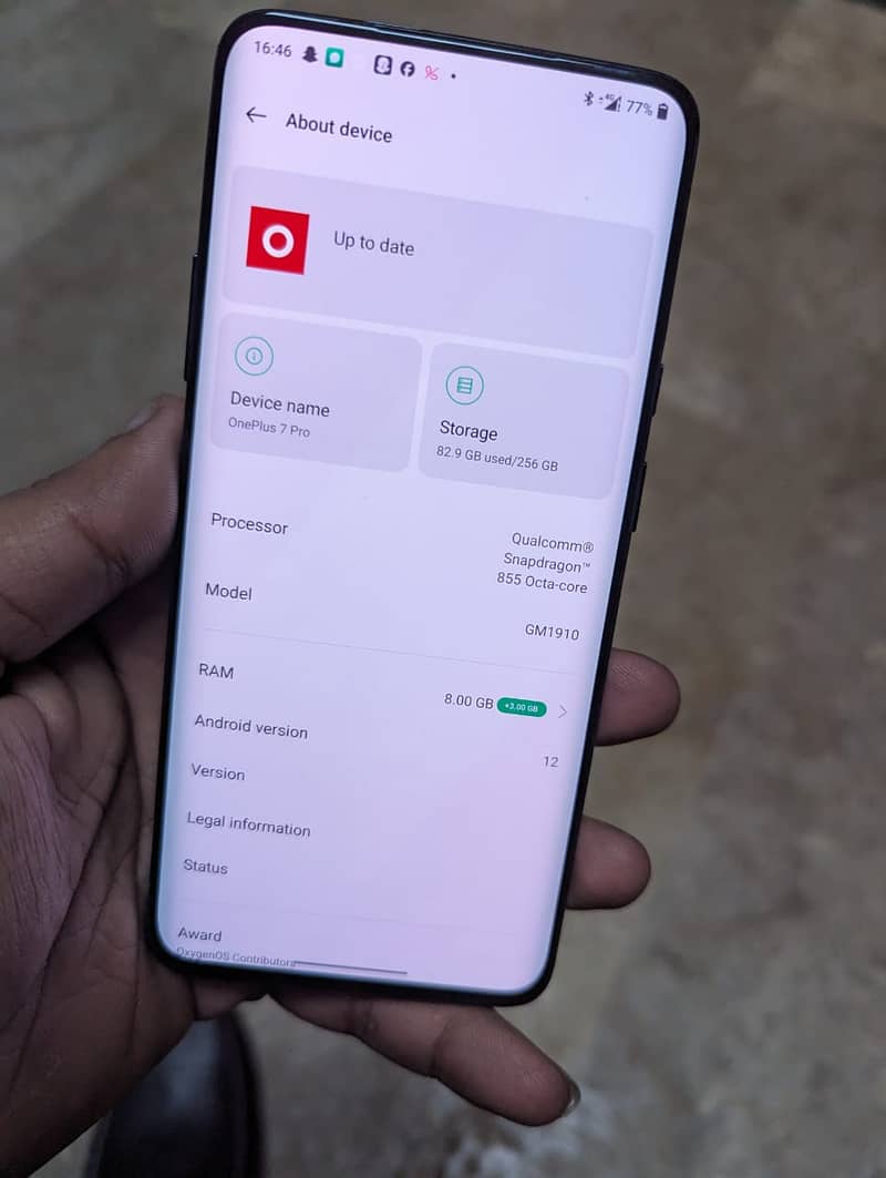 OnePlus 7 Pro Global 8/256/pta Approved 0